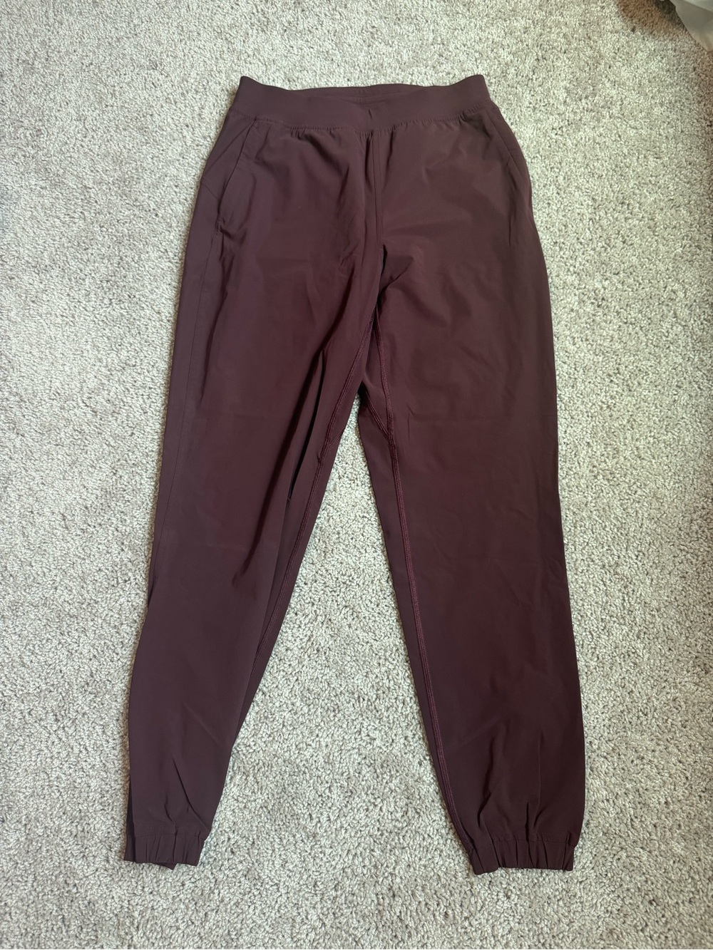 lululemon athletica Women's Maroon Track Joggers - Picture 2 of 2